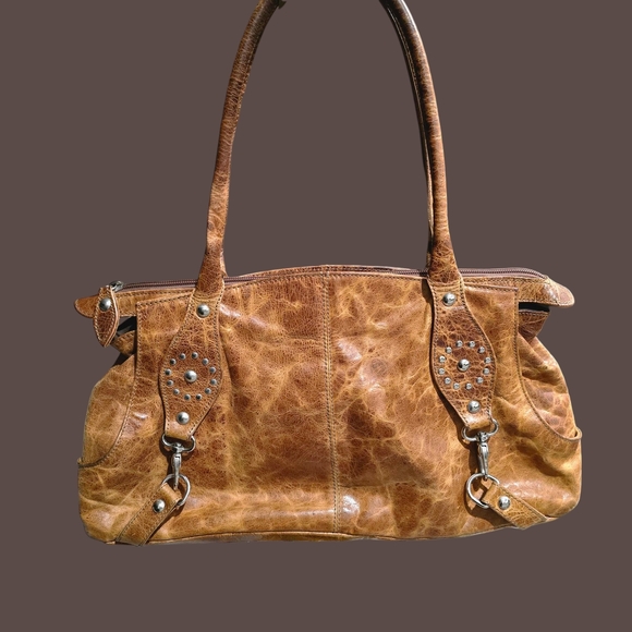 Brown Leather Women´s Bag